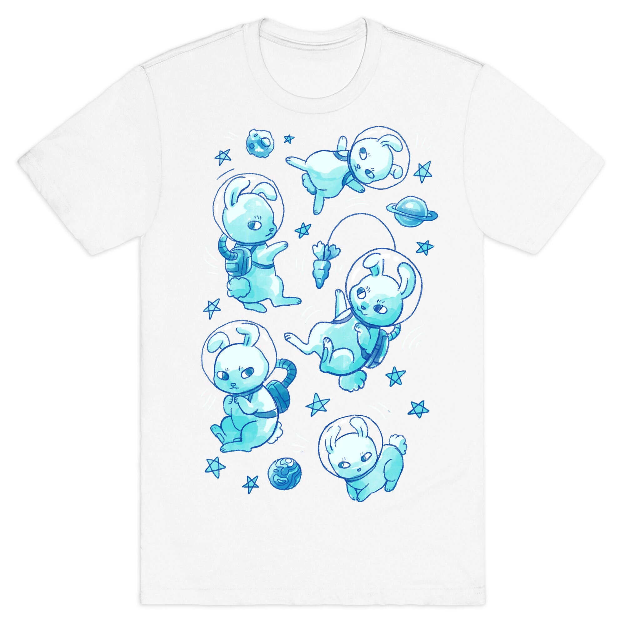 Bunnies In Space T-Shirt